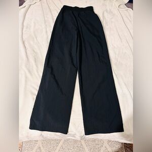 Zara pants high waisted black wide leg